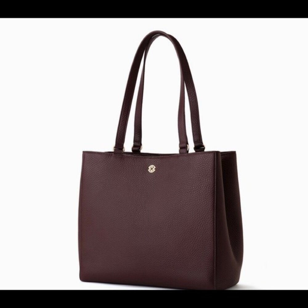 Dagne Dover - Oxblood - Medium Allyn Tote